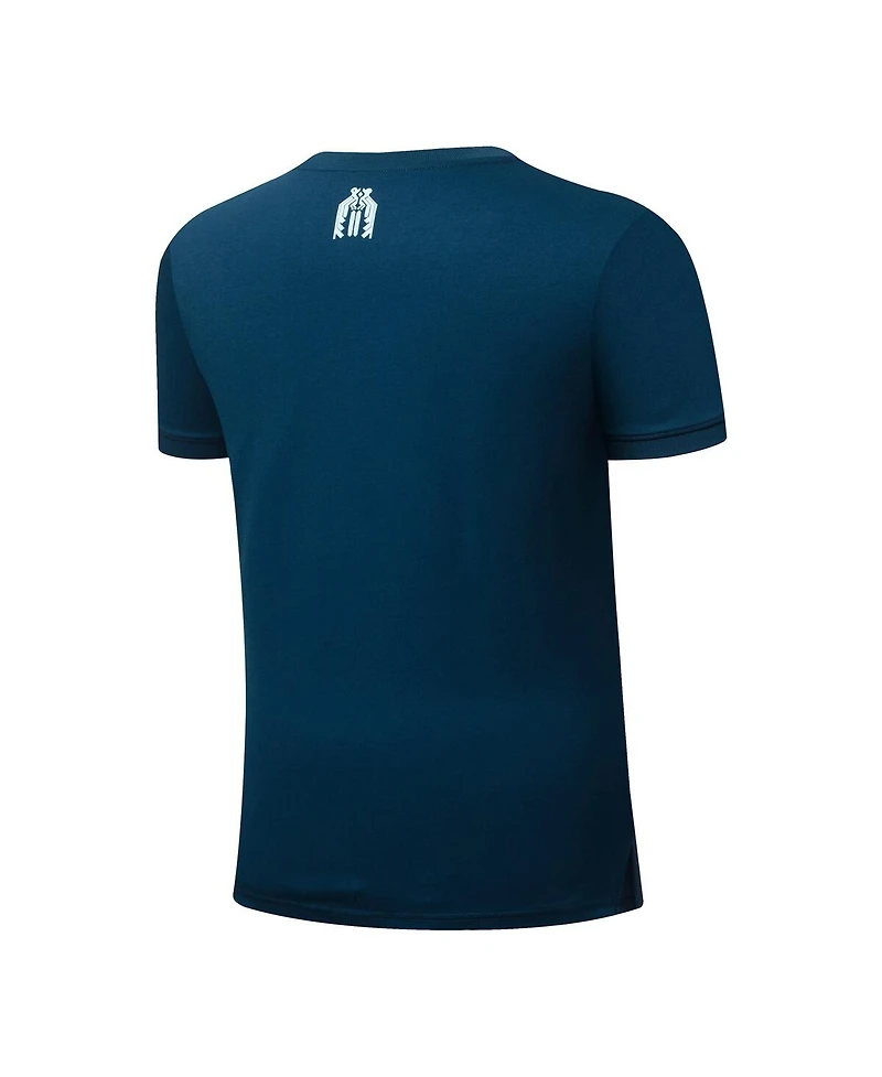 Umbro Men's Navy Guatemala National Team 2025 Crew Neck Polo Shirt