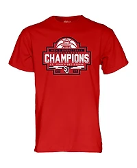 Blue 84 Men's Red St. John's Storm 2025 Big East Basketball Conference Tournament Champions T-Shirt
