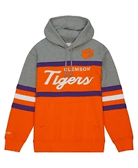 Mitchell & Ness Men's Orange Clemson Tigers Head Coach Pullover Hoodie