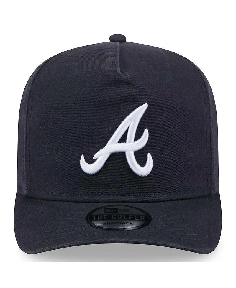 New Era Men's Navy Atlanta Braves 2025 Jackie Robinson Day Golfer Adjustable Hat