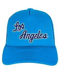 Mitchell & Ness Big Boys and Girls Light Blue Los Angeles Lakers Core Evergreen Trucker Adjustable Hat