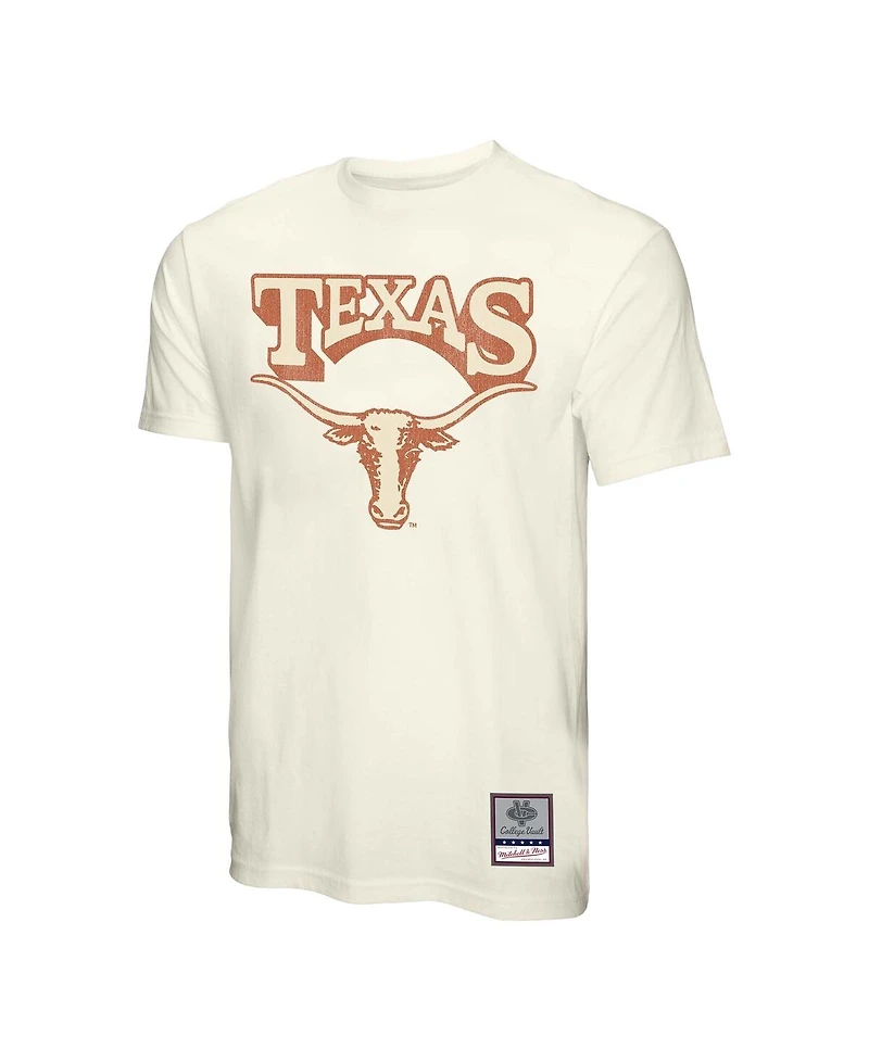 Mitchell & Ness Men's Cream Texas Longhorns Vintage Tone T-Shirt