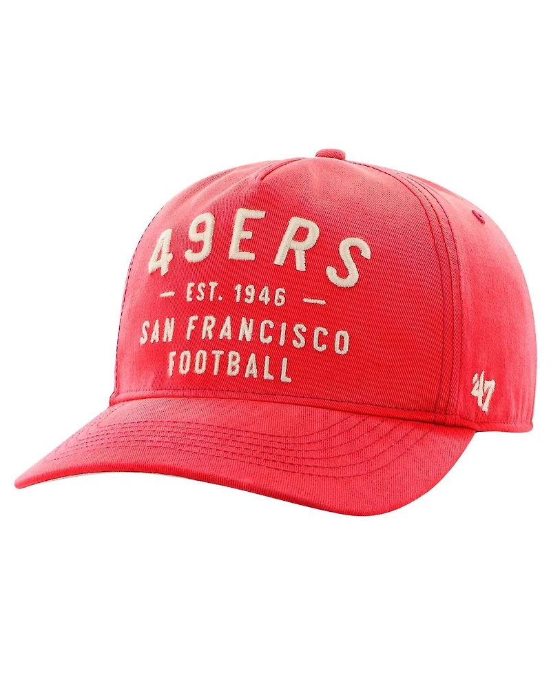 '47 Brand Men's Scarlet San Francisco 49ers Dusted Laramie Hitch Adjustable Hat