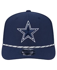 New Era Men's Navy Dallas Cowboys Gameday Multi Rope 9SEVENTY Stretch-Snap Hat
