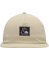 Quiksilver Men's Oatmeal Checked Out Snapback Hat