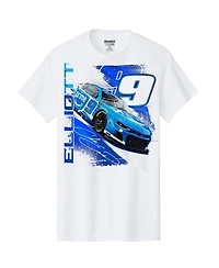 Hendrick Motorsports Team Collection Men's White Chase Elliott Amazon Car T-Shirt