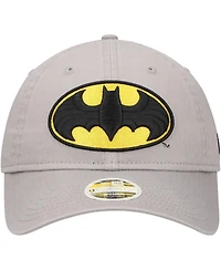 New Era Women's Gray Batman 9TWENTY Adjustable Hat