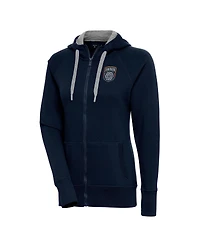 Antigua Women's Navy San Diego Fc Victory Full-Zip Hoodie