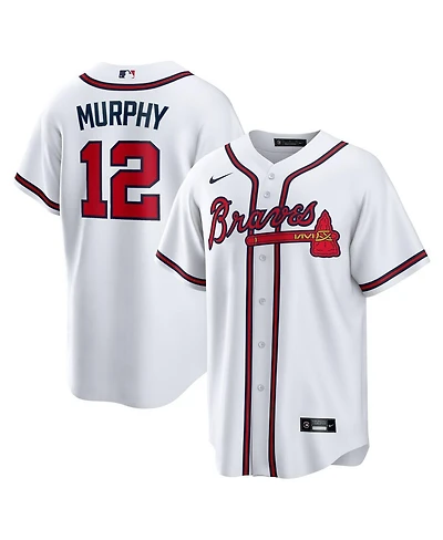 Nike Men's White Sean Murphy Atlanta Braves Replica Player Jersey