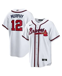 Nike Men's White Sean Murphy Atlanta Braves Replica Player Jersey