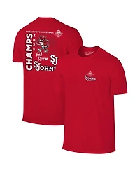 The Victory Men's Red St. John's Storm 2025 Big East Basketball Conference Tournament Champions T-Shirt