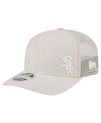 New Era Men's Light Beige Chicago White Sox Flawless 9SEVENTY Stretch Snap Hat