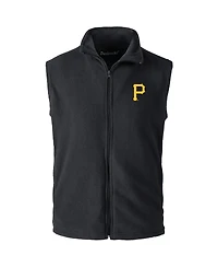 Dunbrooke Men's Black Pittsburgh Pirates Full-Zip Vest