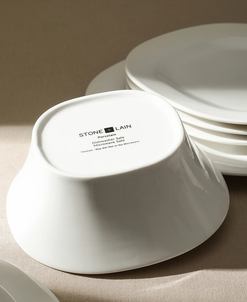 Stone Lain Quadro Cereal Bowls, Set of 4