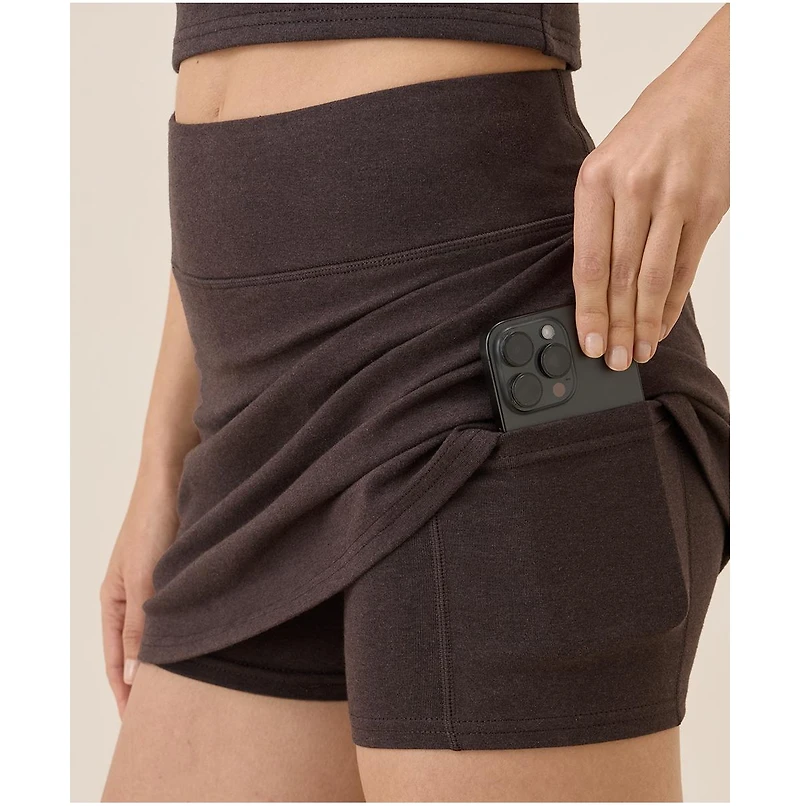 Pact Women's Organic Cotton On the Go-To Pocket Skort