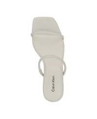Calvin Klein Women's Limia Strappy Kitten Heel Sandals