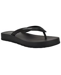 Calvin Klein Women's Waves Flat Thong Sandals