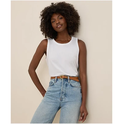 Pact Women's Organic Cotton Softspun High Neck Tank