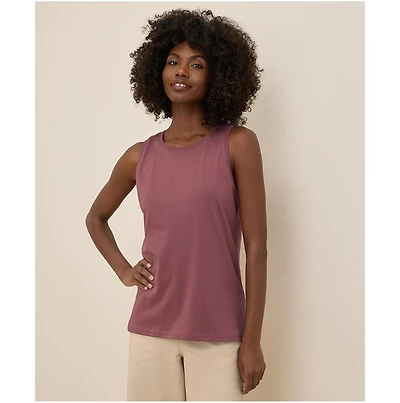 Pact Women's Organic Cotton Softspun High Neck Tank