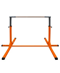 Streamdale Gymnastics Bar for Kids, Adjustable Height Gym Bar, Junior Training Kip Bar for Home, Built for kids 3+ Years Yellow