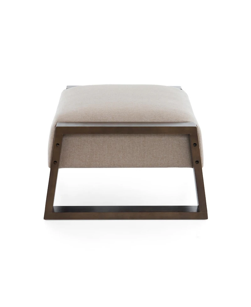 Streamdale Sleek and Stylish Ottoman, Beige