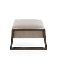 Streamdale Sleek and Stylish Ottoman, Beige