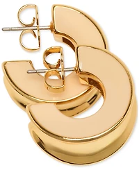 kate spade new york Small Concave Hoop Earrings, 0.82"