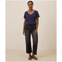 Pact Women's Organic Cotton Featherweight Slub V-Neck Tee