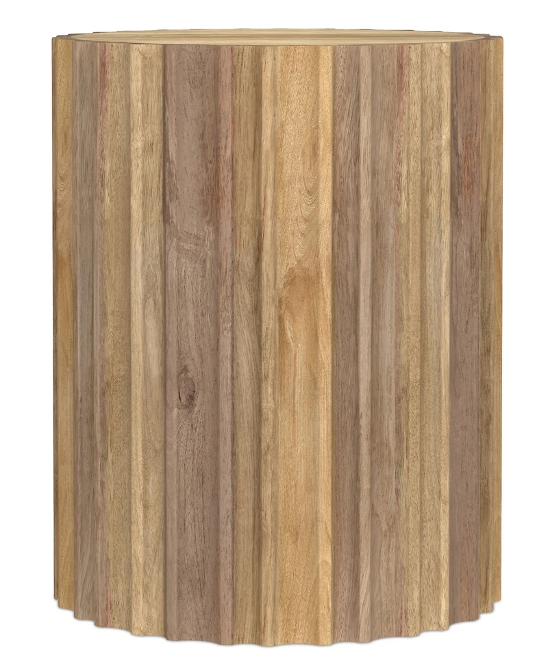 Simpli Home 20" Mango Wood Rolf Side Table