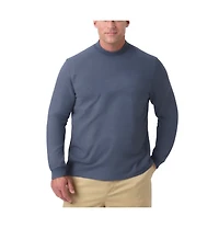 KingSize Men's Mock Turtleneck Long-Sleeve Cotton Tee