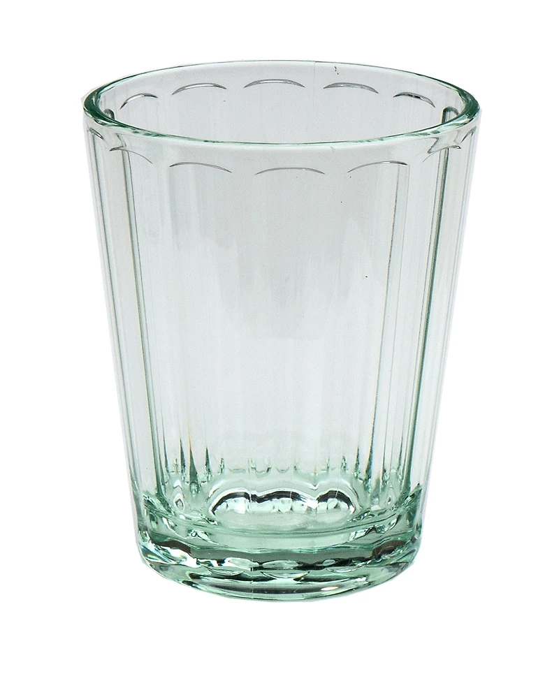 Abode Homewares Simple Scallop Double Old Fashioned Glasses, Set of 6