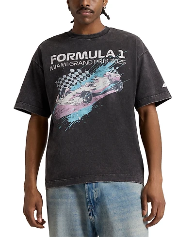 Puma True Fan Short Sleeve Miami Splash Graphic T-Shirt