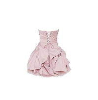 Milla Women's Rosette mini dress misty rose