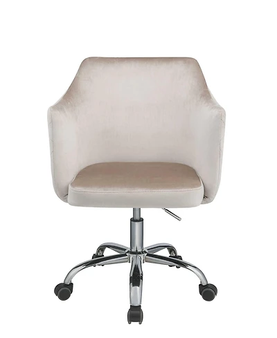 Swivel Adjustable Task Chair – Fabric Seat, Fabric Back, Steel Frame