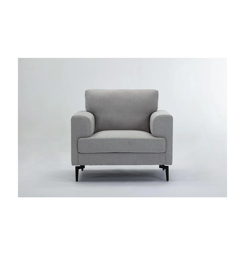 Linen Fabric Armchair – Elegant and Versatile Seating Option