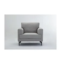 Linen Fabric Armchair – Elegant and Versatile Seating Option