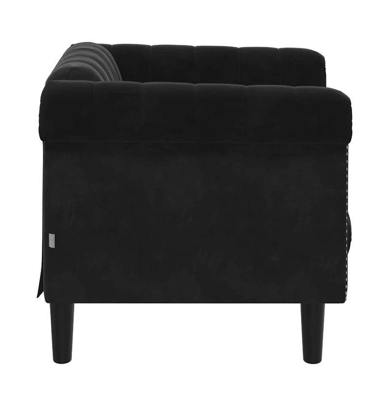 Sofa Chair Black Velvet