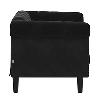 Sofa Chair Black Velvet