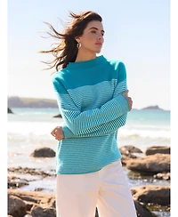 Celtic & Co. Women's Felted Funnel Neck Sweater