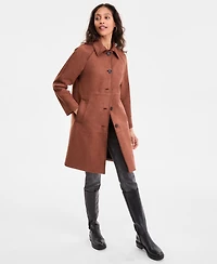 Bcbgmaxazria Women's Button-Front Faux-Suede Jacket