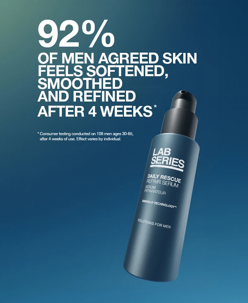 Skincare for Men Lab Series Daily Rescue Repair Serum