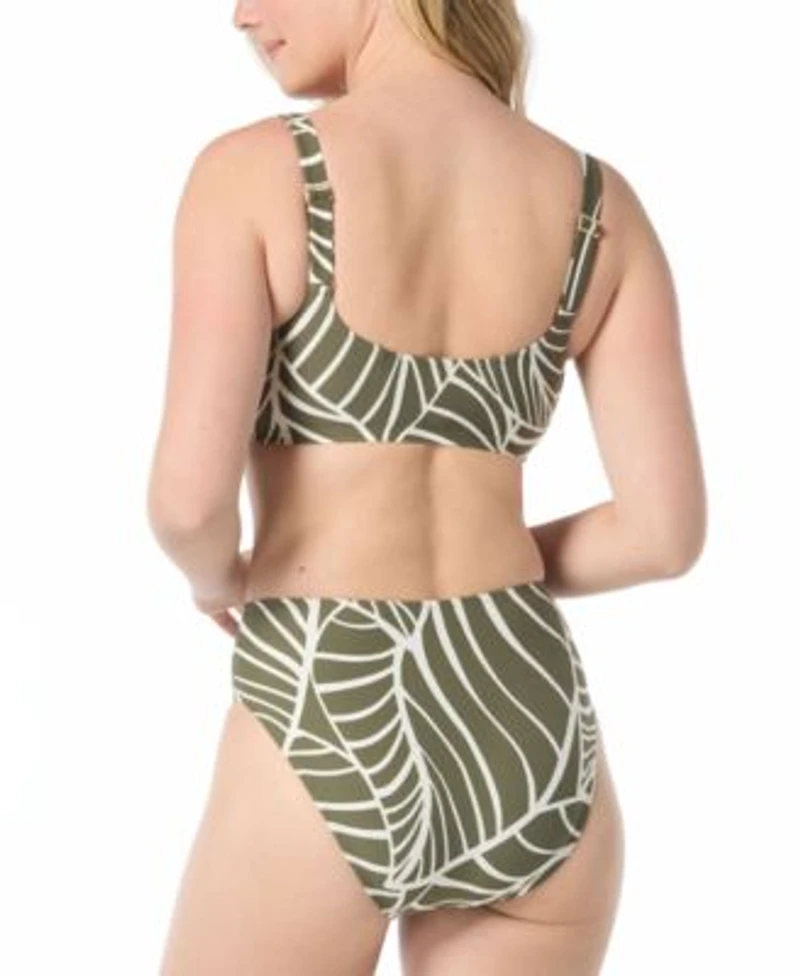 Coco Reef Womens Divine Printed Bikini Top High Esteem Bottoms