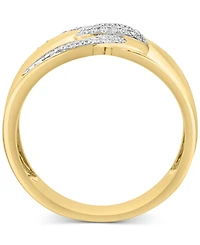 Effy Diamond Buckle Motif Statement Ring (1/5 ct. t.w.) in 14k Gold