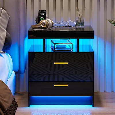 Vlsrka Rgb Led Night Stand