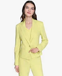 Karl Lagerfeld Paris Women's Seamed One-Button Blazer