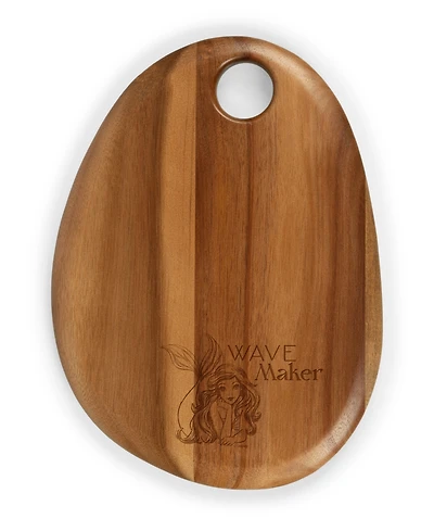 Toscana Disney Little Mermaid Pebble Acacia Serving Board