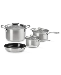 Le Creuset Essential Stainless Steel 7-Pc. Cookware Set