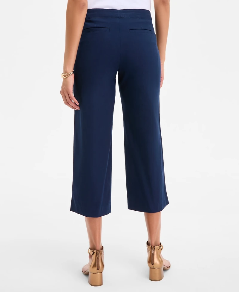 Style & Co Women's High-Rise Cropped Wide-Leg Pants, Exclusively at Macy's