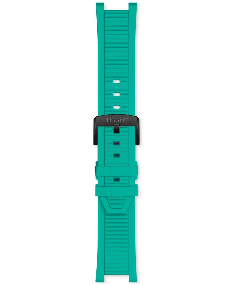 Tissot Men's Swiss Chronograph T-Race Silicone Strap Watch 45mm