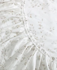 Closeout! Calvin Klein Printed 300-Thread Count Cotton Sateen 4-Pc. Sheet Set, Queen